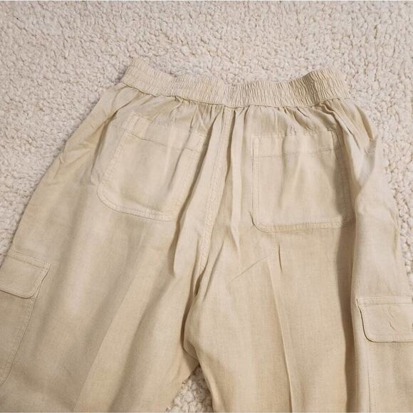 Wonderly linen blend cargo utility pants size large - Picture 11 of 12